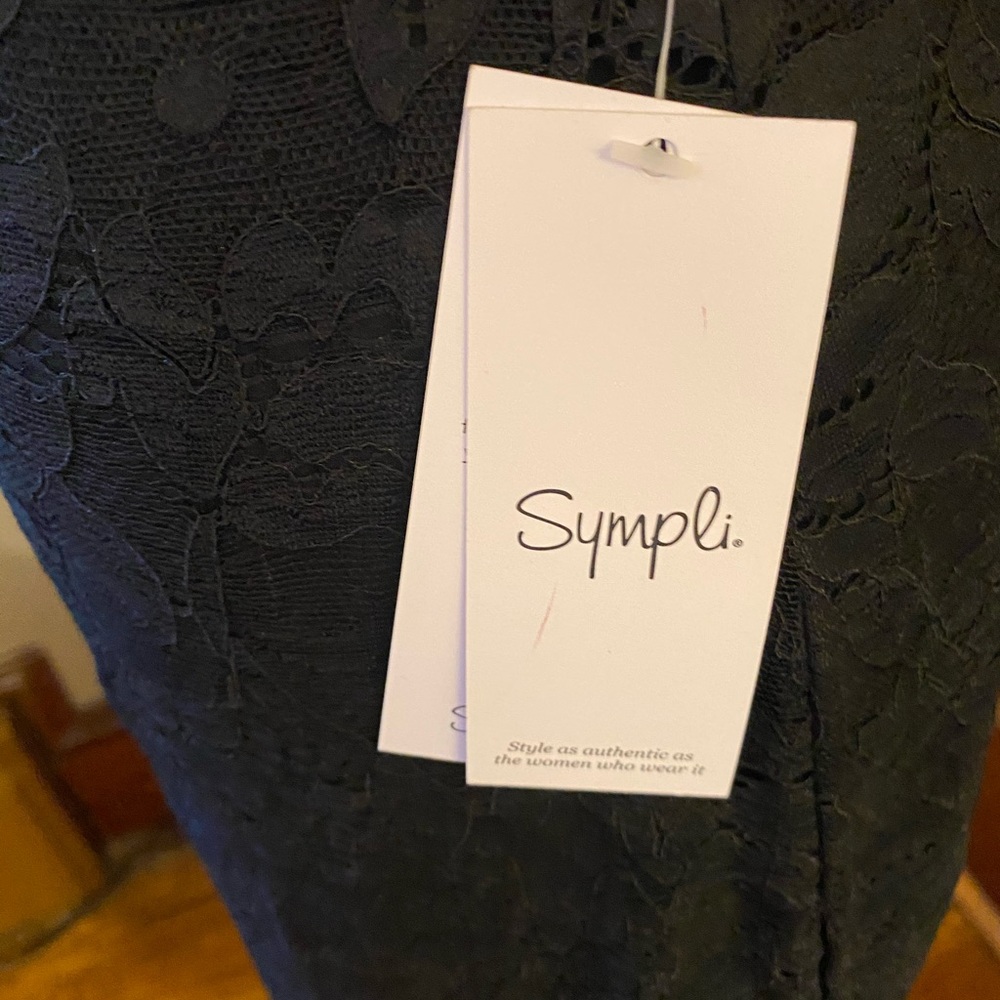 🦋NWT Simpli Black lacs Reversible Skirt🦋 - Picture 14 of 16